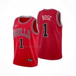 Maglia Chicago Bulls Derrick Rose NO 1 Icon Rosso