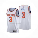 Maglia New York Knicks Josh Hart NO 3 Association Bianco