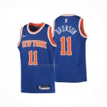 Maglia Bambino New York Knicks Jalen Brunson NO 11 Icon 2022-23 Blu