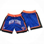 Pantaloncini New York Knicks Citta 2024 Just Don Blu